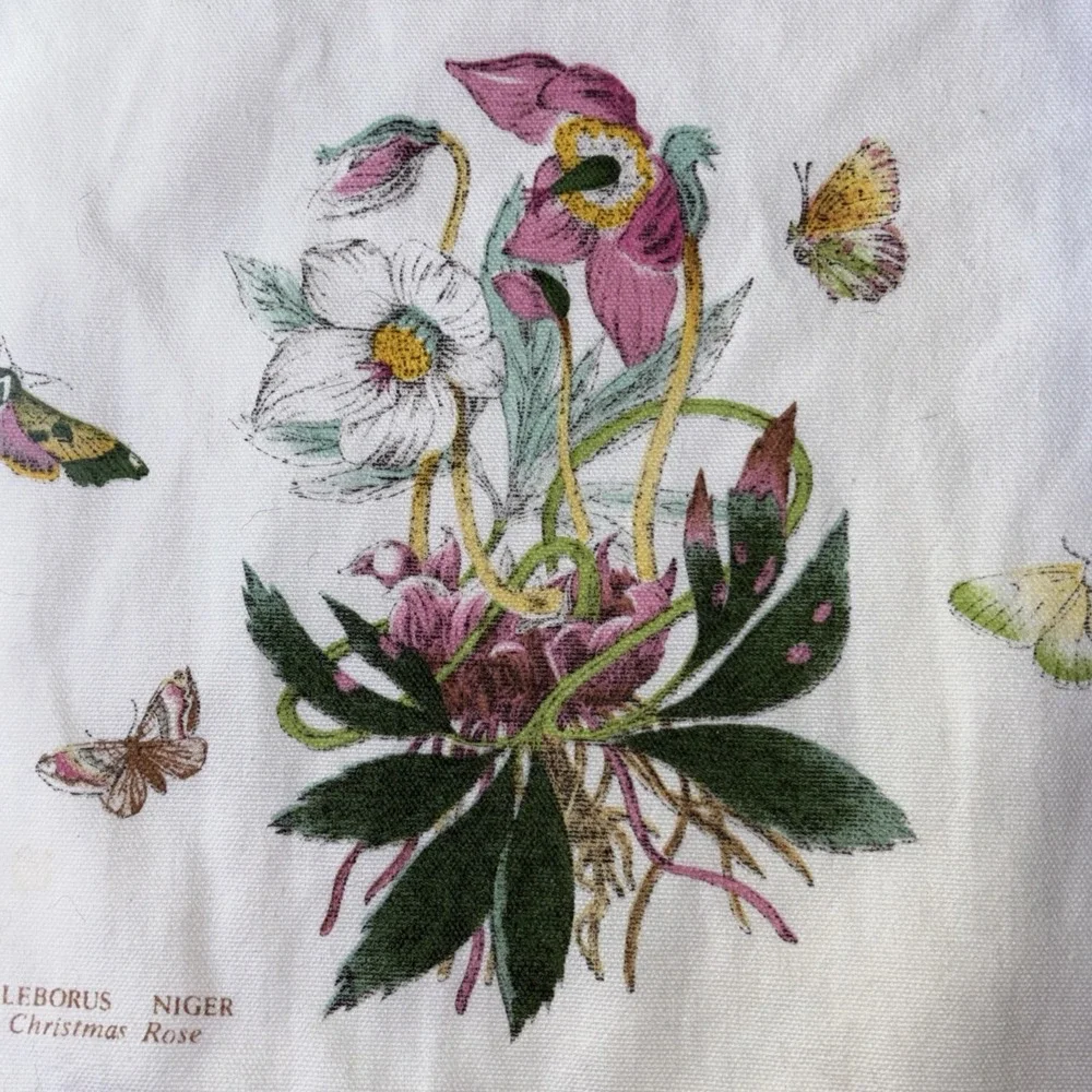 Portmeirion Placemats Set Of 3 Botanic Garden Pattern Cloth 17 1/2